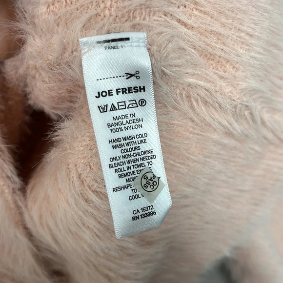 JOE Fresh x Jillian Harris colab pink eyelash sweater small tori sweater - Picture 4 of 4